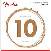 FENDER STRINGS NEW ACOUSTIC 60XL PHOSPHOR BRONZE BALL 10-48