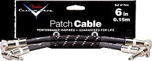 FENDER 6' CABLE Black 2 PACK